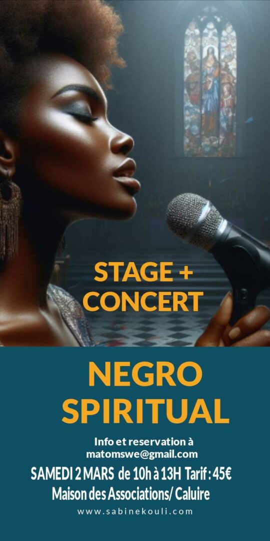 Stage apprendre à chanter le negro spiritual à Lyon