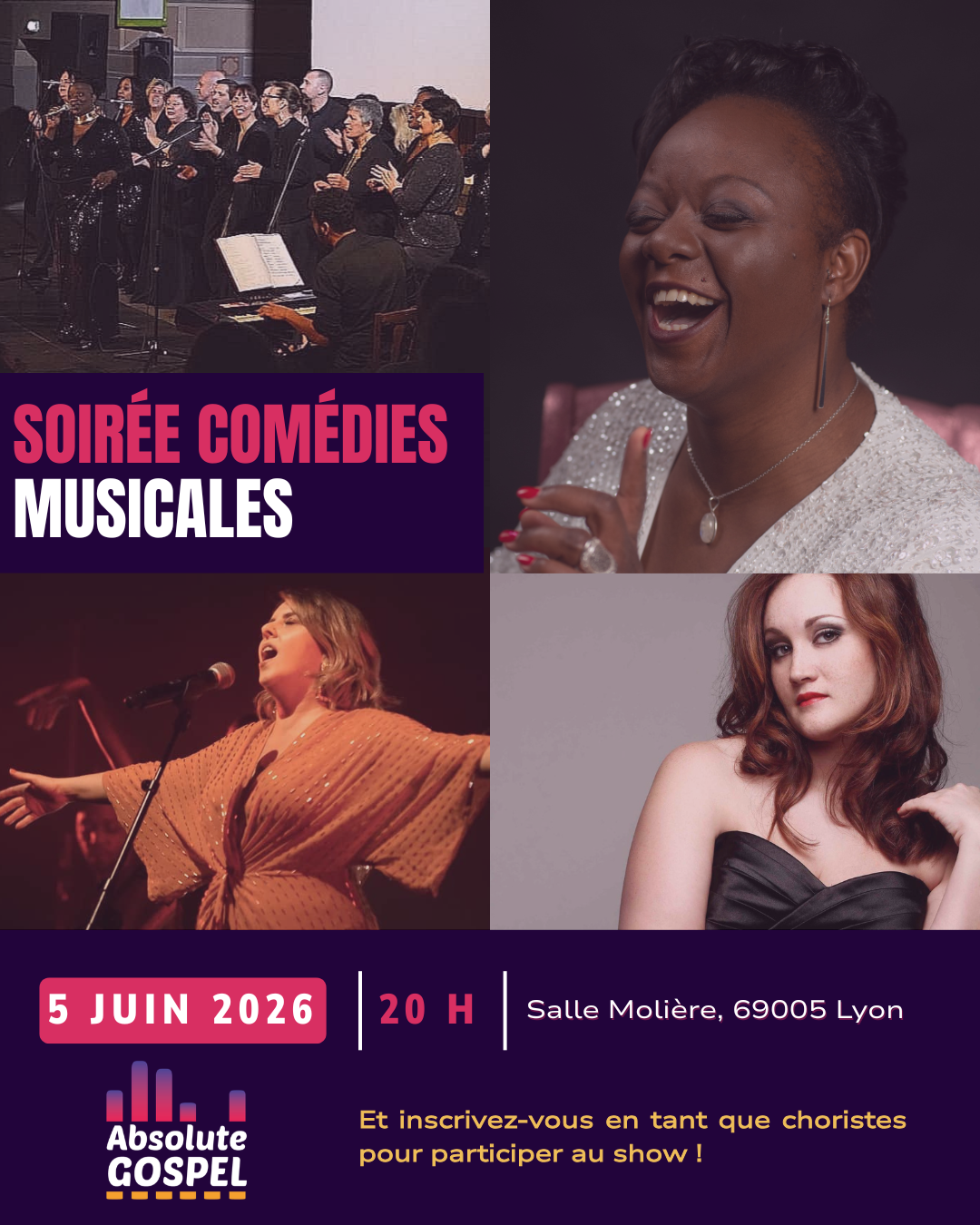 SOIREE COMEDIES MUSICALES LYON,